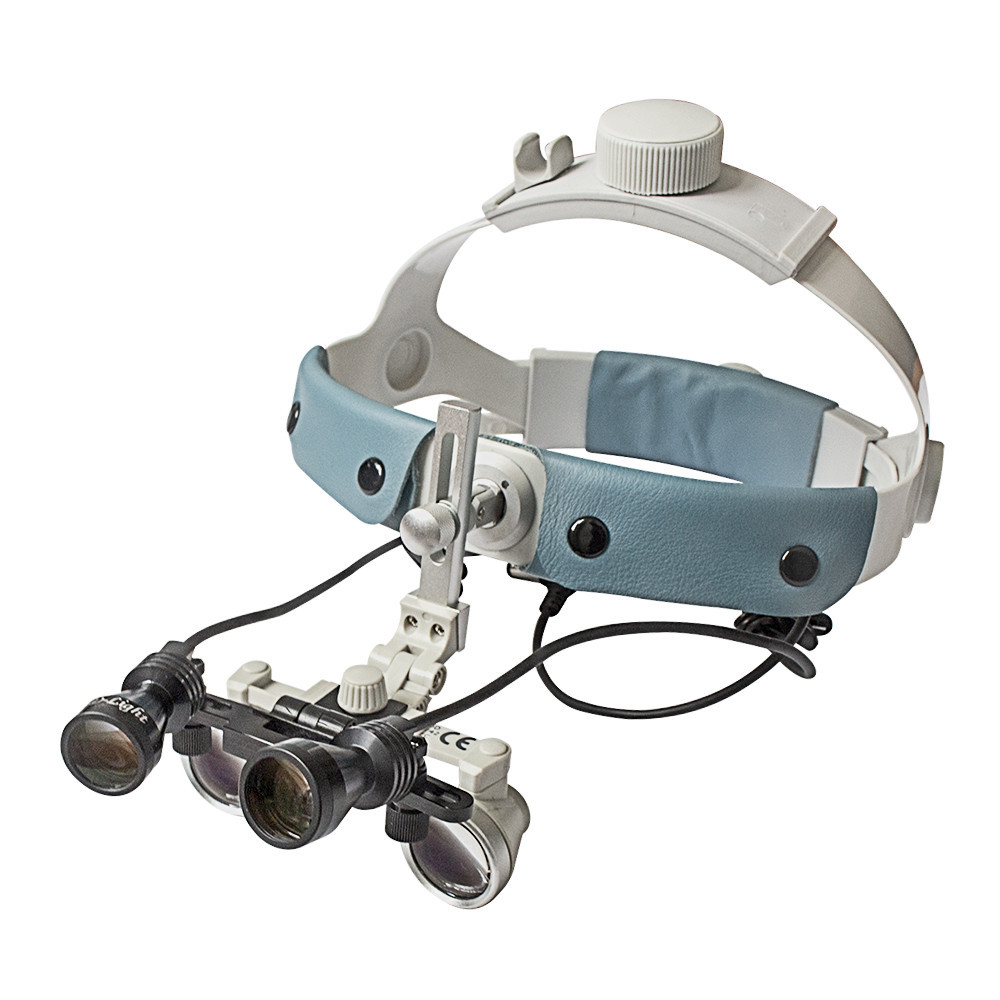 Бинокулярный увеличитель ECMG-3,0x-RD ErgonoptiX микро Галилея с осветителем D-Light Duo HD Днепр - изображение 1