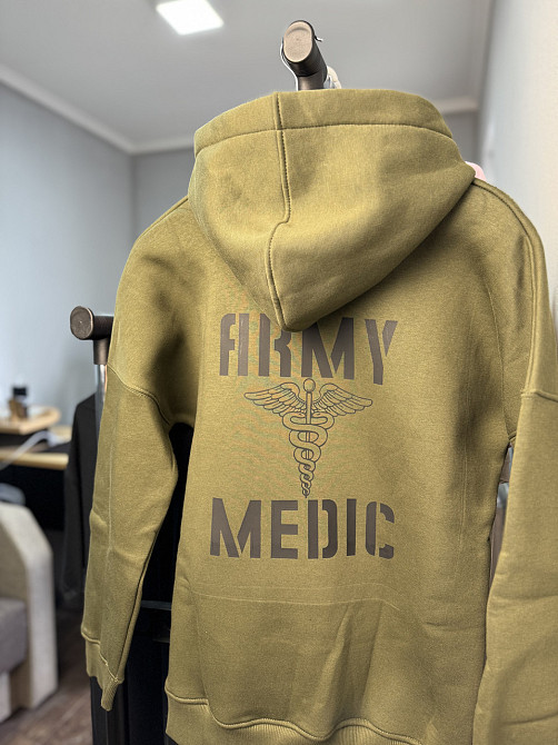 Хакі худі - "ARMY MEDIC" Чернівці - фото 1