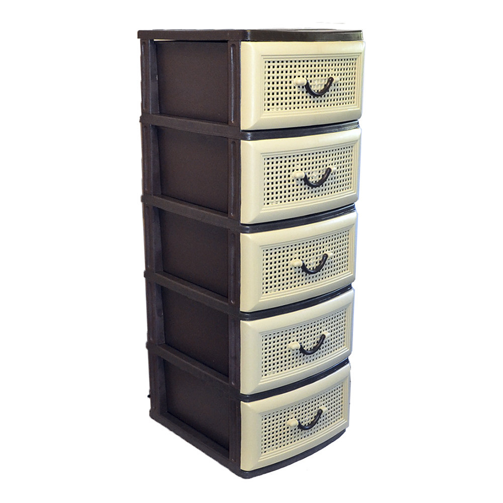 Пластиковый комод Гигант. 5 ящиков. 112х40х50. Одесса - изображение 1