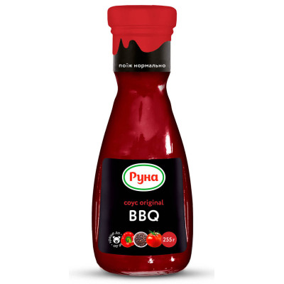 Соус Руна Original BBQ 255 г (4820015947338) Винница - изображение 1