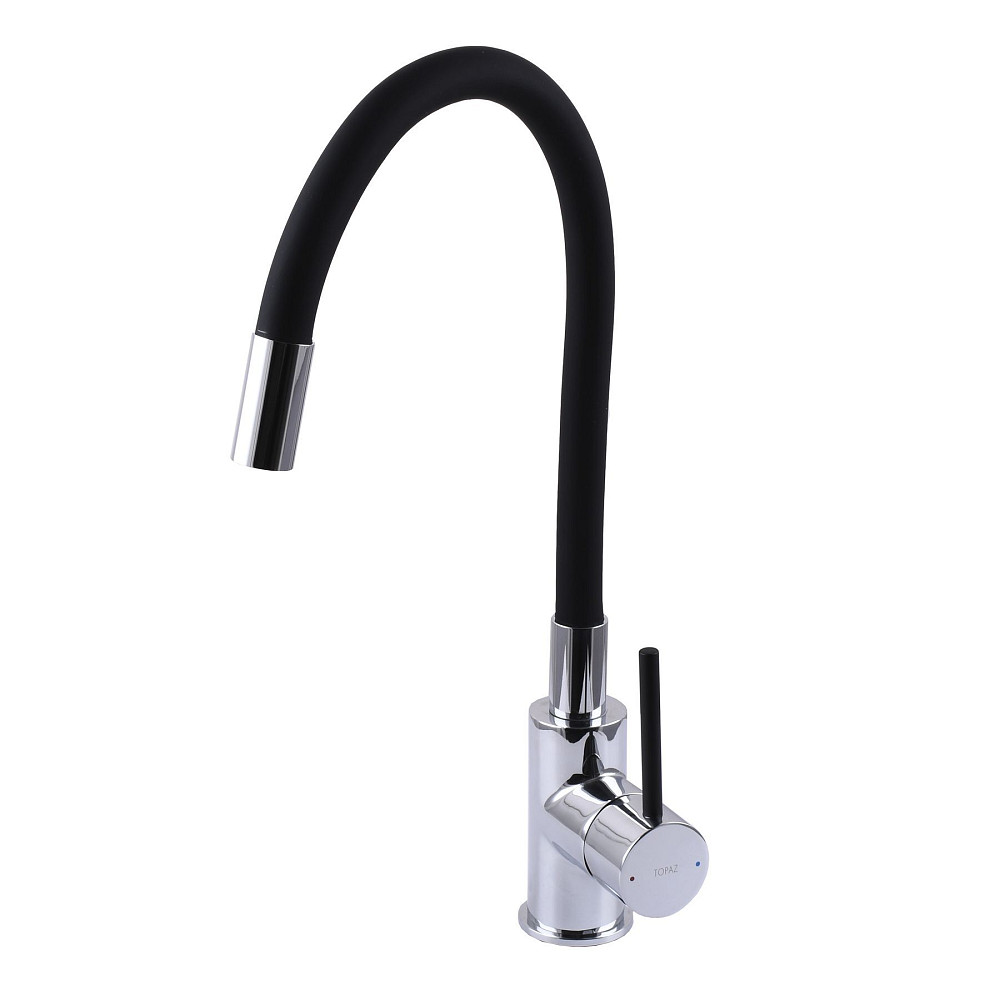 Змішувач для кухні TOPAZ CORSICA TC 8853-01-BL, Шланги TAQ-M1055 Тернополь - изображение 1