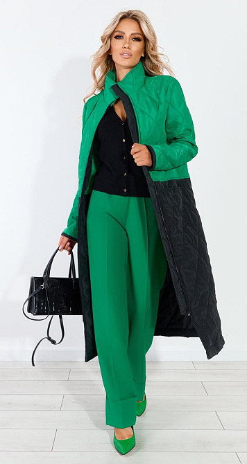 Двоколірне пальто Київ - фото 7