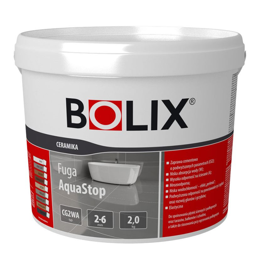 Еластична суміш для затирання швів Bolix AQUASTOP коричневий 2 кг Киев - изображение 1