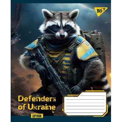 Тетрадь Yes А5 Defenders of Ukraine 60 листов, клетка (766469) Винница
