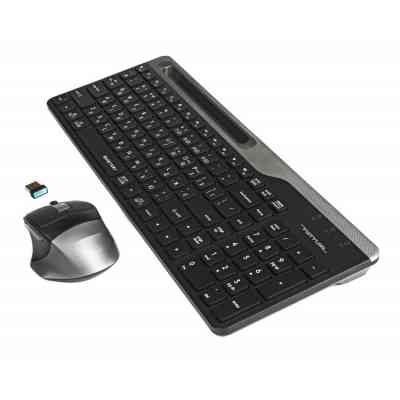 Комплект A4Tech FB2535C Wireless/Bluetooth Smoky Grey (FB2535C Smoky Grey) Вінниця