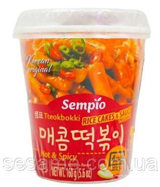 Токпокки в стаканчике острые Hot&Spicy Sempio 160 г (Корея) Харьков - изображение 1