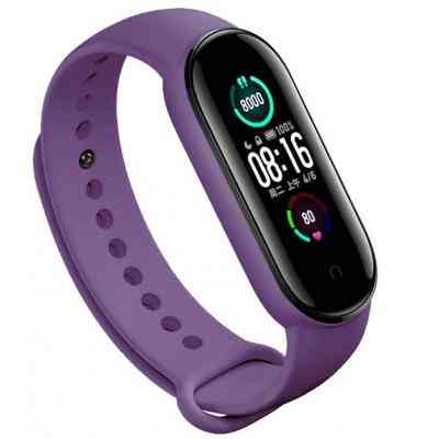 Ремінець до фітнес браслета BeCover Silicone для Xiaomi Mi Smart Band 5 Purple (705070) Вінниця