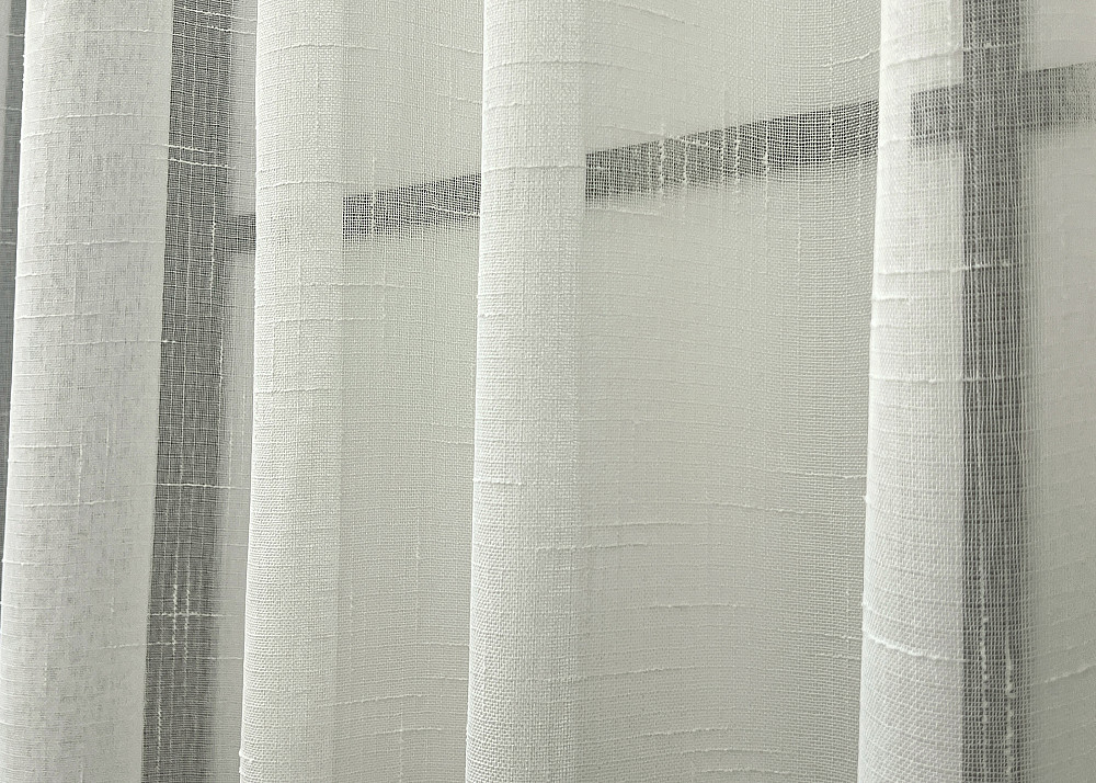 Кухонная арка VR-Textil № 000к лен с бахромой бежевый с золотистым 270х120 см (51-264) Киев - изображение 5