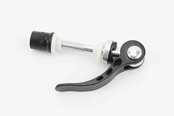 Затискач (ексцентрик) труби сидіння M6x65мм, алюмінієвий, чорний Київ