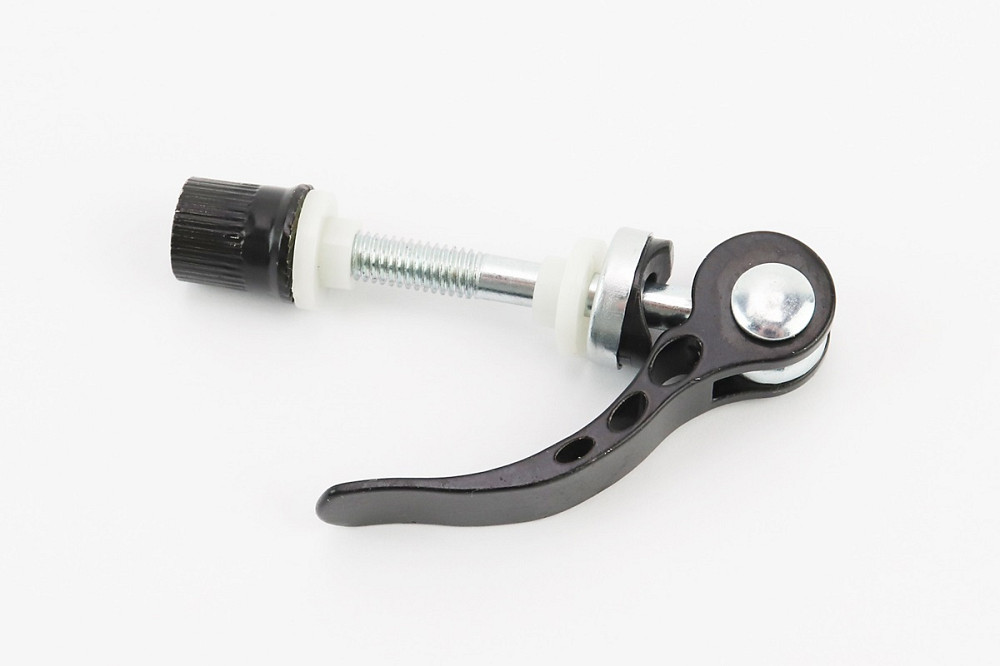 Затискач (ексцентрик) труби сидіння M6x65мм, алюмінієвий, чорний Київ - фото 1