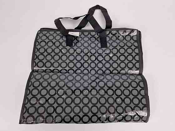 Сумка господарська, поліпропіленова, з кольоровим малюнком No1 Шахи+круги (38x34x18) (1 шт.) Харків