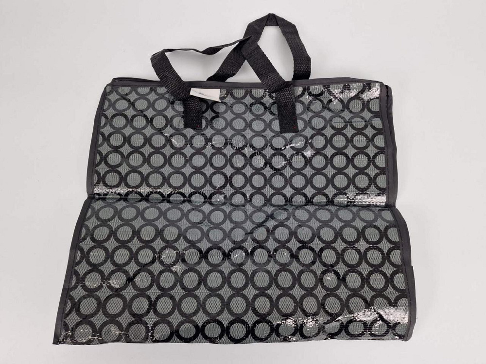 Сумка господарська, поліпропіленова, з кольоровим малюнком No1 Шахи+круги (38x34x18) (1 шт.) Харків - фото 3