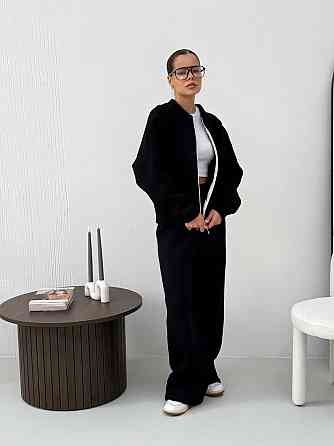 Костюм на флисе женский Черный 48/52 Харьков