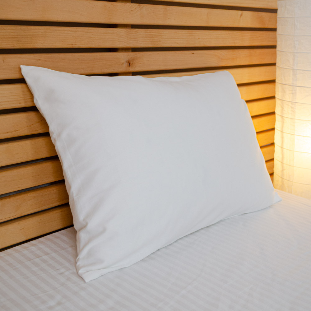 Наволочка на подушку 60х60 см сатин гладкокрашеный 135 г/м2 YouStar 1 шт. (Белый) Сумы - изображение 1