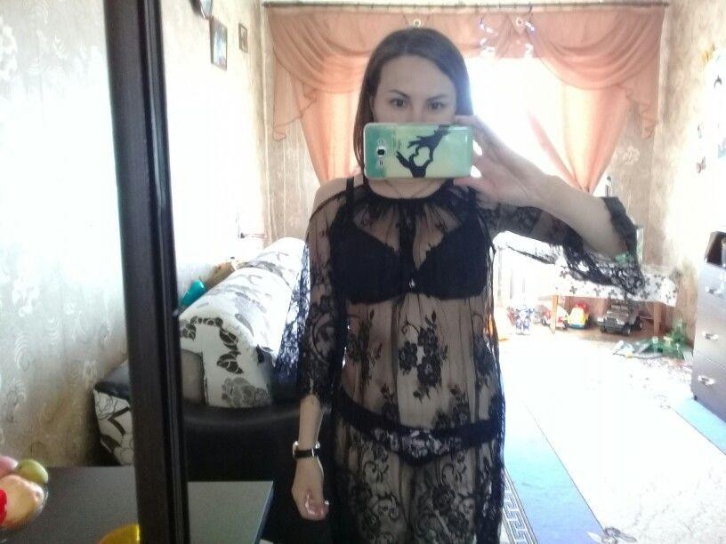 Туника пляжная прозрачная кружевная женская черный Киев - изображение 7