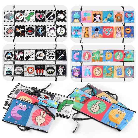 Игрушка Монтессори для малышей, развивающая мягкая сенсорная игрушка для маленьких детей, цвет уточняйте Каменец-Подольский