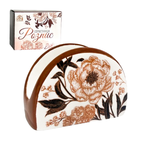 Серветниця 9*4*7см Розпис 700-05-19 S&T Житомир - фото 1