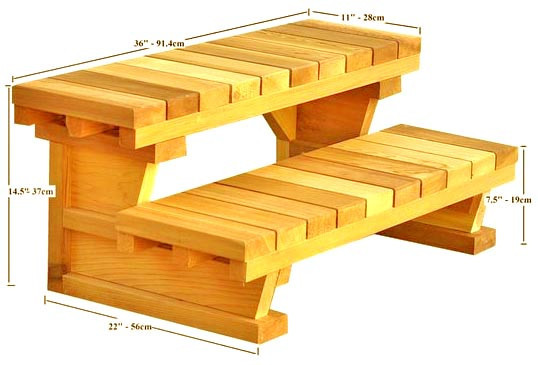 Лавка-сходинка "Пайні" каррі Миколаїв - фото 1
