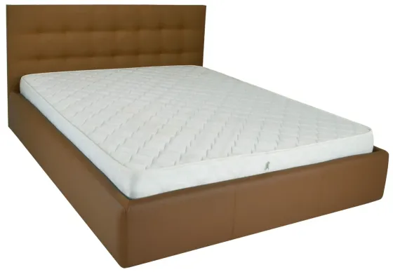 Кровать Chester New Comfort 140 х 200 см Fly 2213 A1 С подъемным механизмом и нишей для белья Светло-коричневый Киев