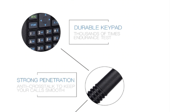 Рація Baofeng BF-H6 10 Вт IP55 переносна радіостанція Чорний Вінниця