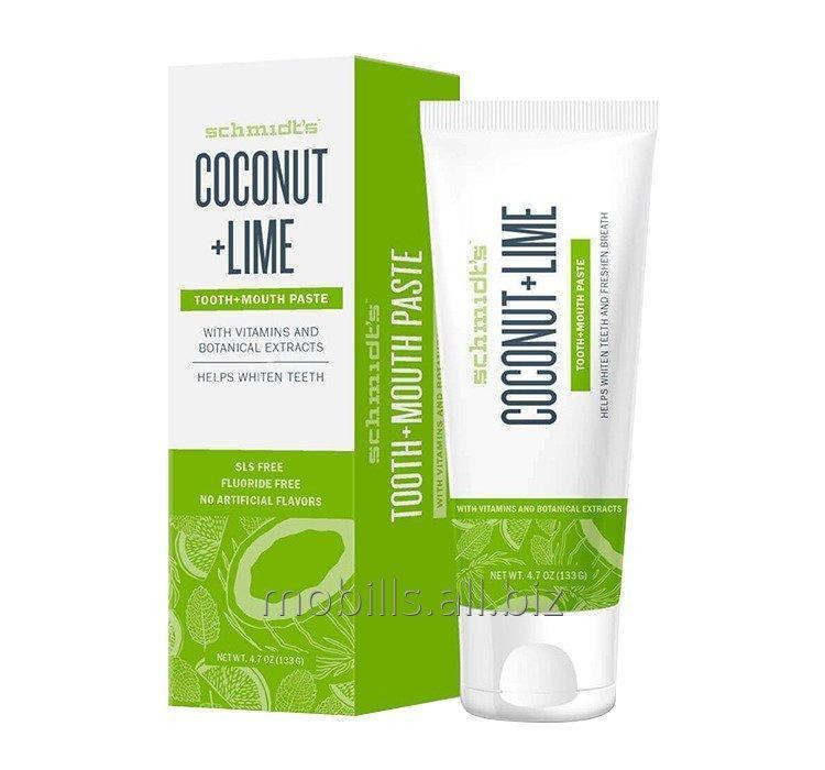 SCHMIDT'S зубна паста COCONUT + LIME виробництво США Дніпро - фото 1
