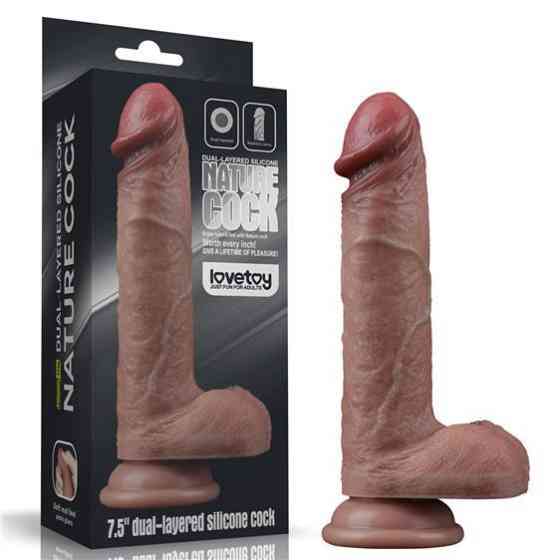 Фаллоимитатор - Dual-Layered Silicone Cock 7.5