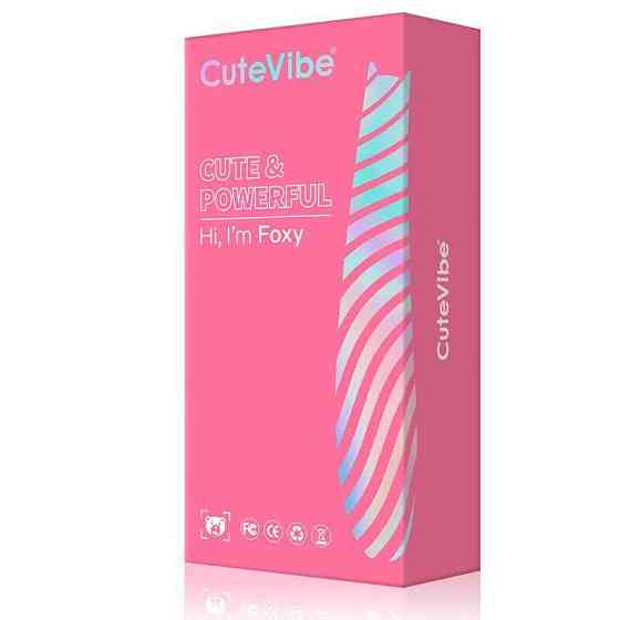 Вакуумный стимулятор с вибрацией CuteVibe Foxy Sakura Sex Aura Киев