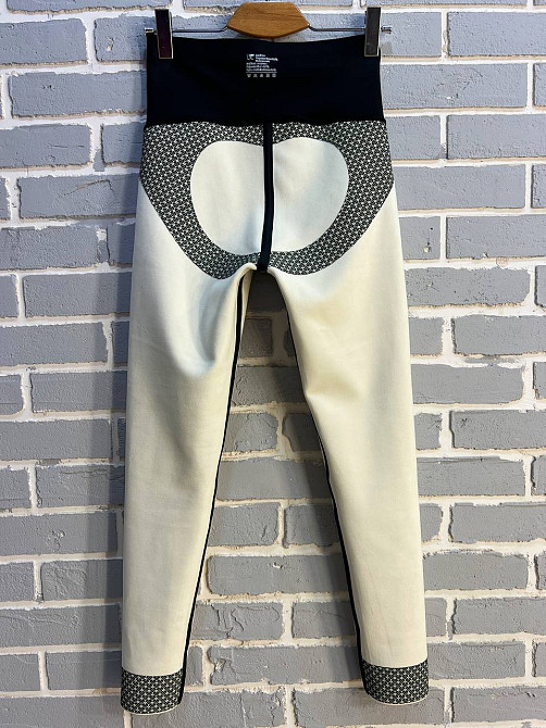 Лосины женские Kenalin 88-2 корсет на молнии дайвинг формующие утепленные на меху черные, черный, 5XL Киев - изображение 3