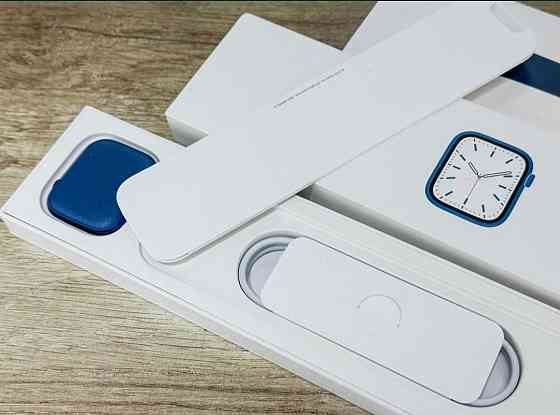 NEW Apple Watch Series 7 GPS + Cellular 41mm Blue Aluminium Case Киев
