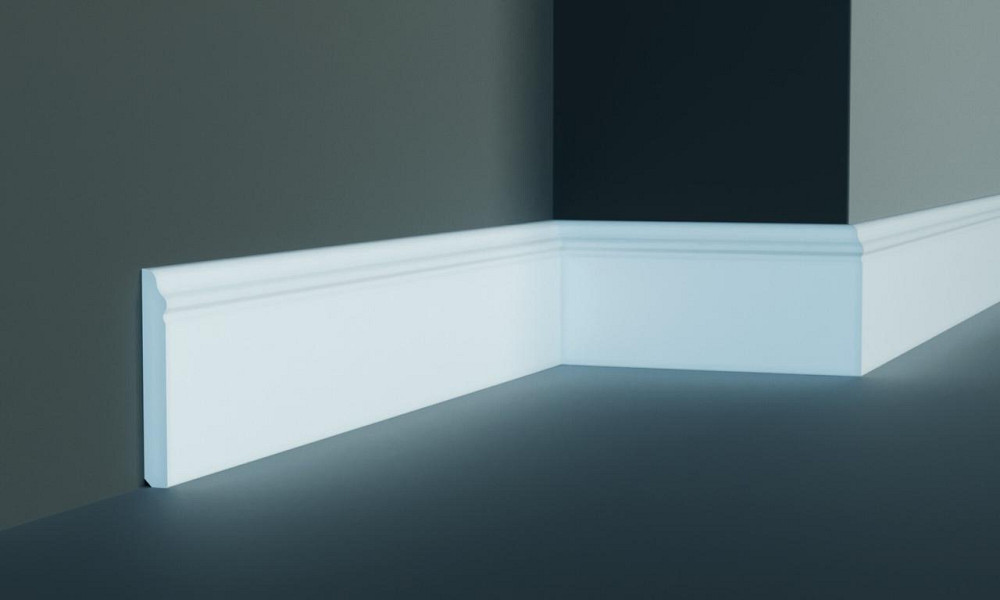 Плинтус гладкий полиуретановый Harmony M 204 Днепр - изображение 1