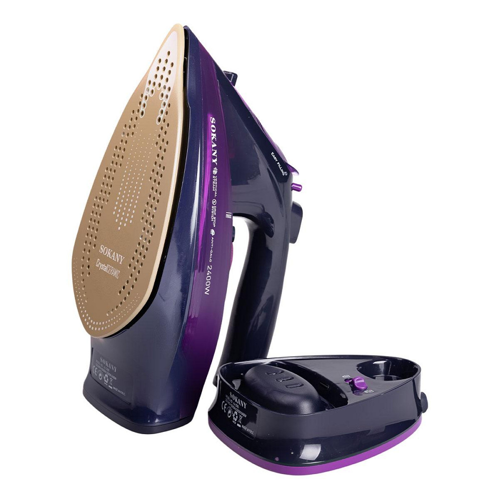 Беспроводной паровой утюг SOKANY для одежды 2400 Вт Киев - изображение 8