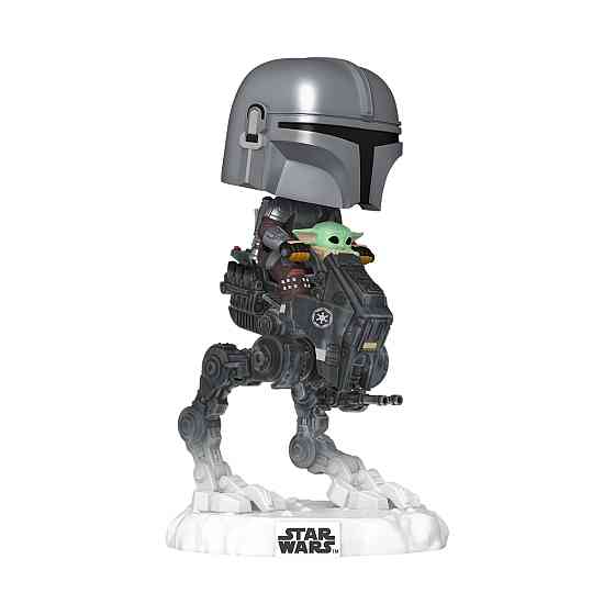 Ігрова фігурка Funko POP! Rides серії Мандалорець і Ґроґу - Мандо з Ґроґу на всюдиході Днепр