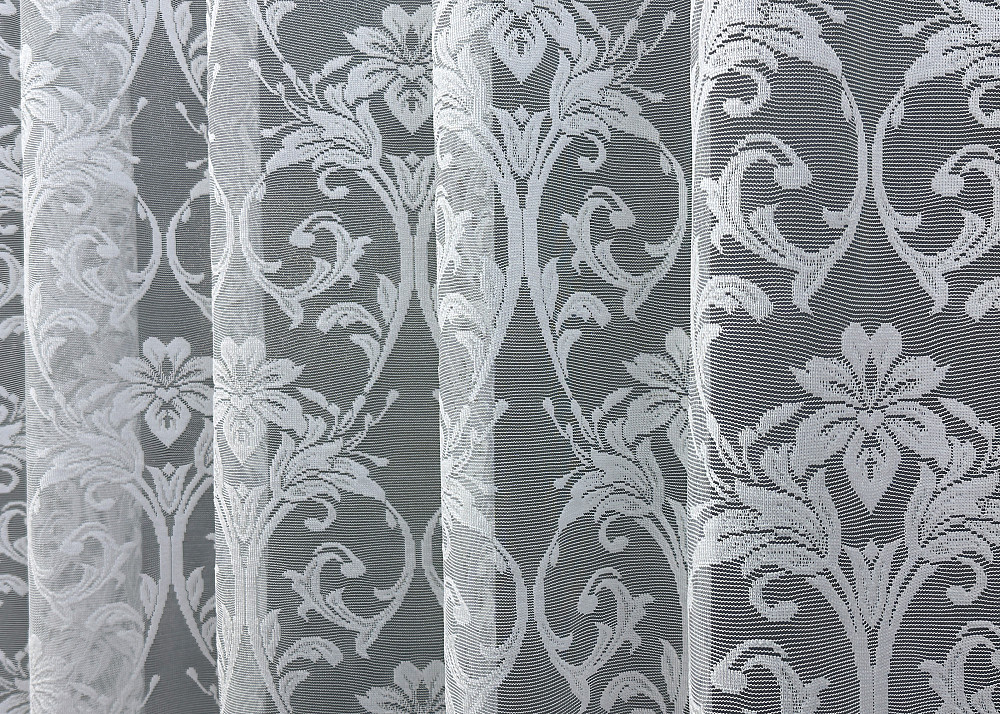 Тюль VR-Textil 1202т Преміум Жакард Білий 300х270 см (40-955) Київ - фото 5