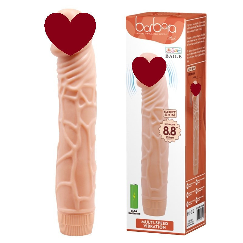 Вібратор - Barbara Bob Vibrator 8,8" Flesh Sex Aura Київ - фото 1