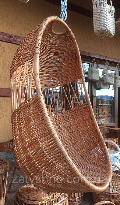 Кресло  кокон плетеное подвесное Киев - изображение 4