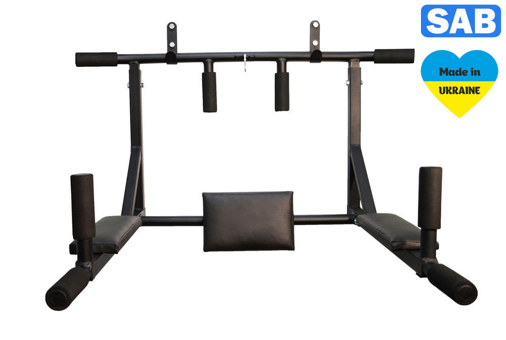 Посилений турнік бруси прес 4 в 1 домашній розбірний настінний перевертається, 3 мм сталь, спортивні Харків - фото 5