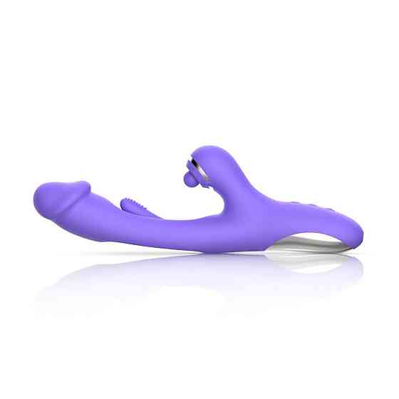 Вибратор-кролик Good Vibes Only - Tess Rabbit Vibrator with G-Spot Stimulator Sex Aura Киев
