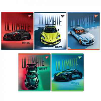 Тетрадь Yes Ultimate drive 12 листов линия (767513) Винница