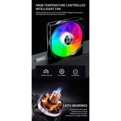 Кулер для процессора Gamemax Sigma 520 Digital BK Винница - изображение 7