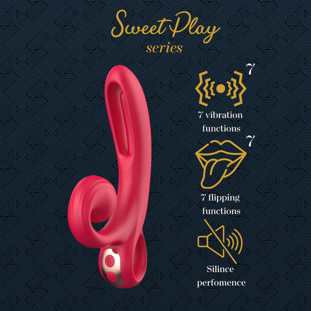 Вибратор – кролик с язычком Sweet Play Sex Aura Киев - изображение 9