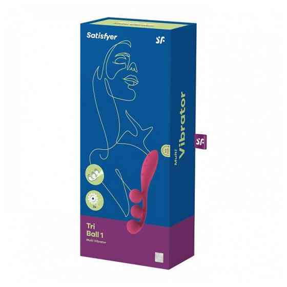 Универсальный вибратор Satisfyer Tri Ball 1, 3 мотора, гнется Sex Aura Киев