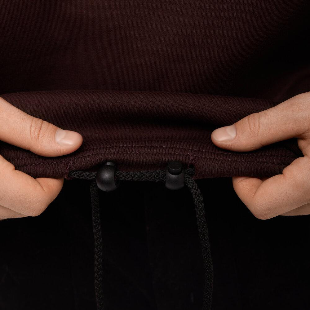 Шоколадне худі оверсайз чоловіче Pobedov Urbanist. Худі шоколадне чоловіче зима Київ - фото 8