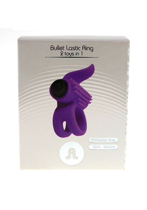 Ерекційне кільце Adrien Lastic Bullet Lastic Ring з вібрацією Sex Aura Київ - фото 4