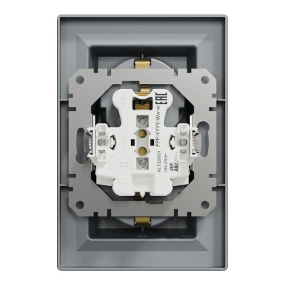 Розетка Schneider Electric ASFORA с заземлением двойная сталь 16А (EPH9900162) Винница - изображение 8