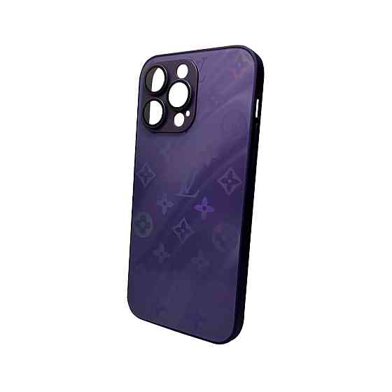 Чохол для смартфона AG Glass Gradient LV Frame for Apple iPhone 14 Pro Max Deep Purple Київ