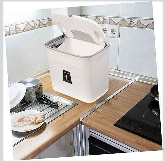 Підвісний сміттєвий бак кришкою кухонний Луцьк