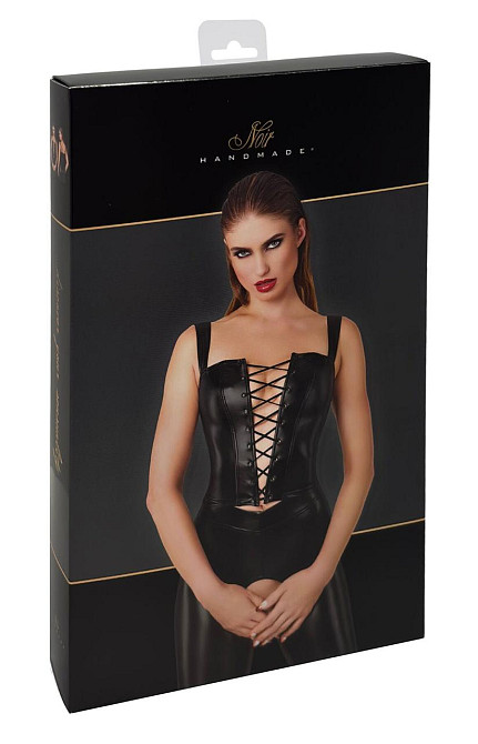 Корсет Noir Handmade F365 Vixen Lace-Up Corset Top XL Sex Aura Киев - изображение 8