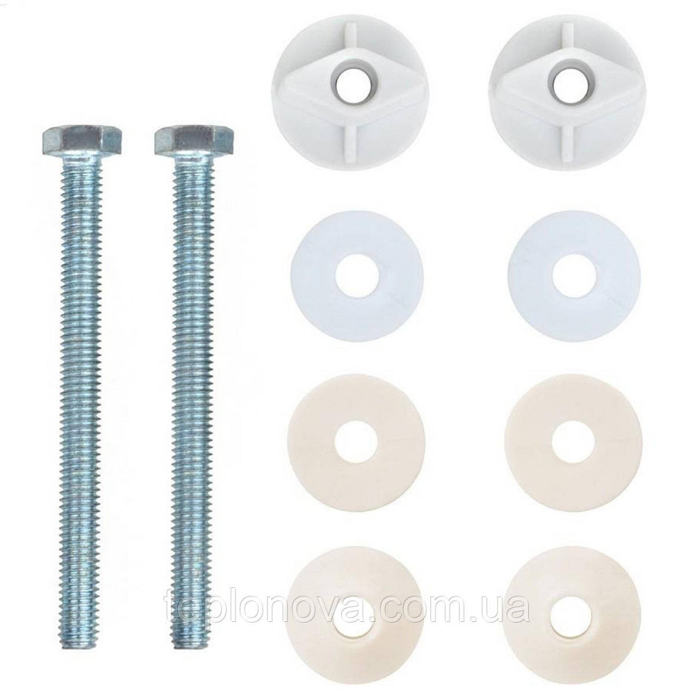 Комплект арматури для зливного бачка з бічною подачею води 1/2" та важелем зливу вгору АБу-2 Чернівці - фото 4