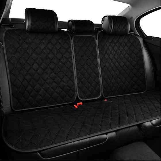 Комплект преміум накидок для сидінь CarLife Nitro, black Львів