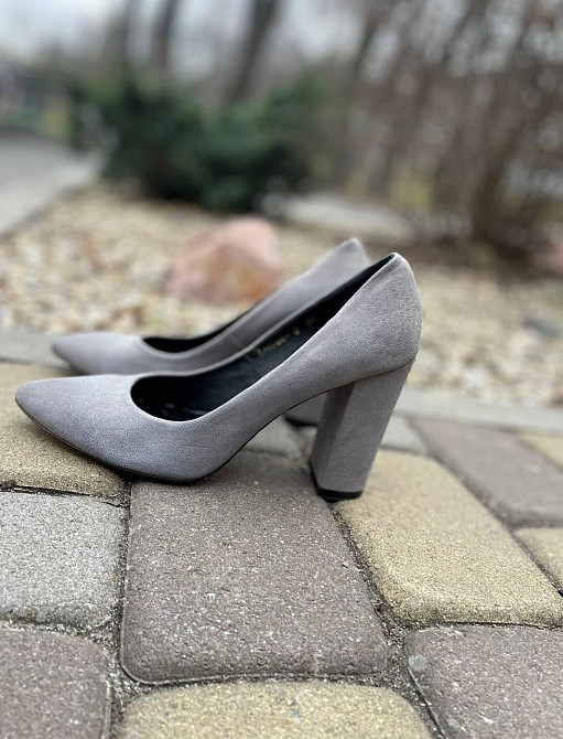 Nivelle Туфлі жіночі NIVELLE 1494/9535-9534 сірі (весна-осінь, замша натуральна) (3509) Коломия - фото 4